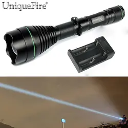 Uniquefire 1508-50 XML T6 Водонепроницаемый фонарик 1200 люменов Яркость Light 1 Режим мощный факел + Зарядное устройство