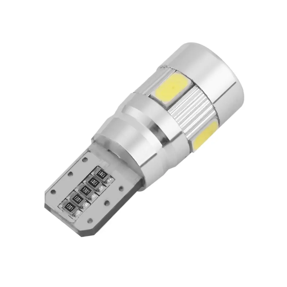 

1PC HID White CANBUS T10 W5W 5630 6-SMD Car Auto LED Light Bulb Lamp 194 192 158 Vehicle Tail Light Lamp Bulb Ultra Bright