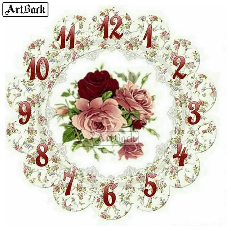 

New Arrival 5d Diamond Painting Wall Icon Full Square Diamond Mosaic 3d Sticker Diamond Embroidered Clock for Home Decor