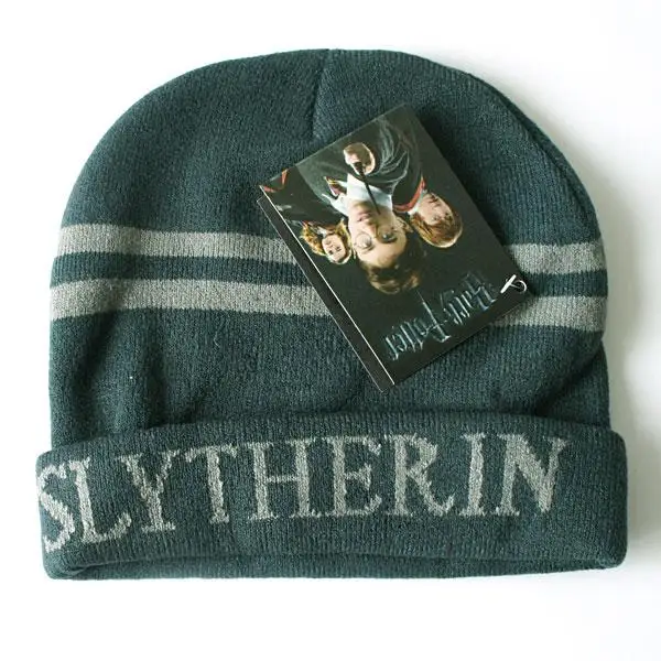 Harri Potter Touch Gloves Hat Earmuffs Cap Gryffindor/Slytherin