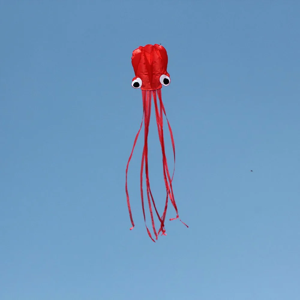

Hot sale Kite-Beautiful Large Easy Flyer Kite for Kids Red software octopus best gift beaches parks enjoy time 4M 4.78