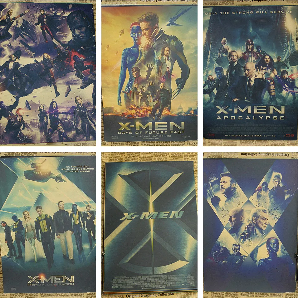 

X-Men Poster Super Heroic Movie Decorative Painting/Stricker
