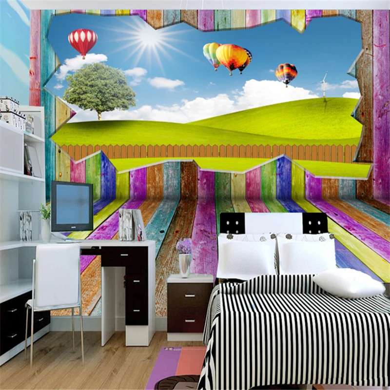 

beibehang de parede 3d wall paper Cartoon mural wallpaper for sitting room the bedroom children room background wall paper