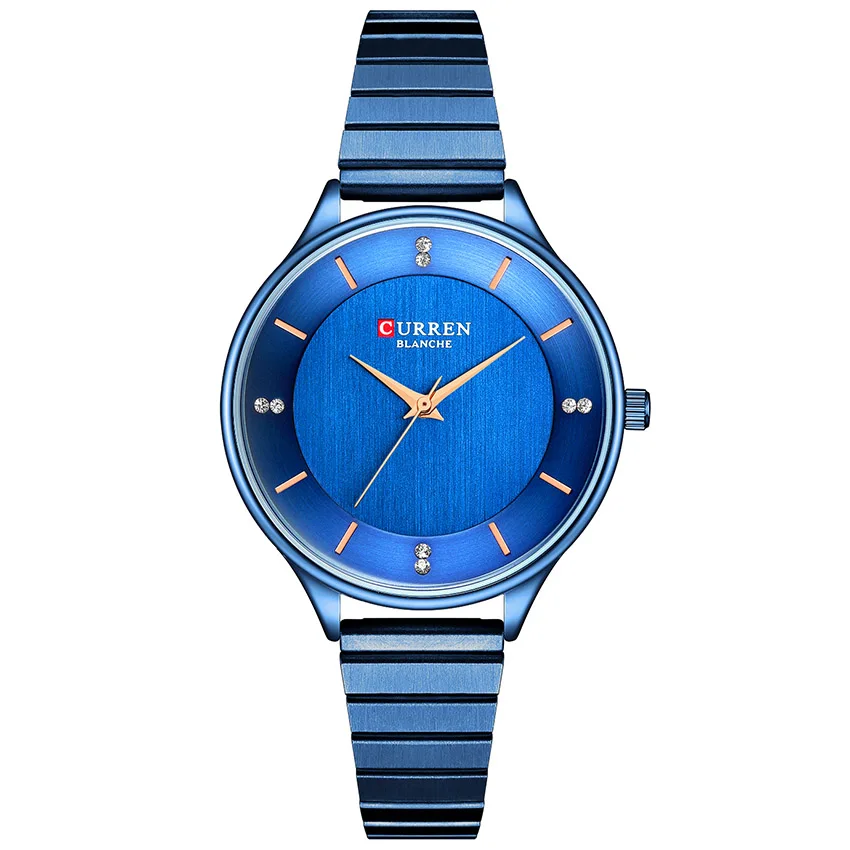 

Curren Women Watches Luxury Blue Waterproof Fashion Casual Bracelet Women Watches Top Brand Luxury Woman Watch Water Resistant
