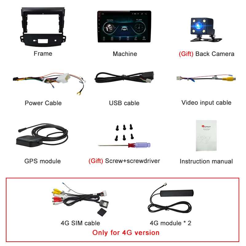 Best Junsun V1 Android 9.0 2G+32G 4G Car Radio Multimedia Player Navigation GPS For Mitsubishi Outlander xl 2 2005-2011 2din no DVD 5 Best Junsun V1 Android 9.0 2G+32G 4G Car Radio Multimedia Player Navigation GPS For Mitsubishi Outlander xl 2 2005-2011 2din no DVD 5