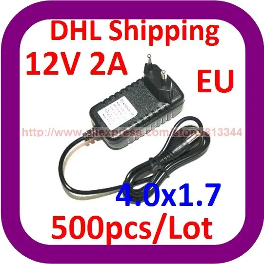 

DHL Free Shipping 500pcs/lot AC 100-240V To DC 12V 2A Power Supplier Adapter Charger For DVD Player