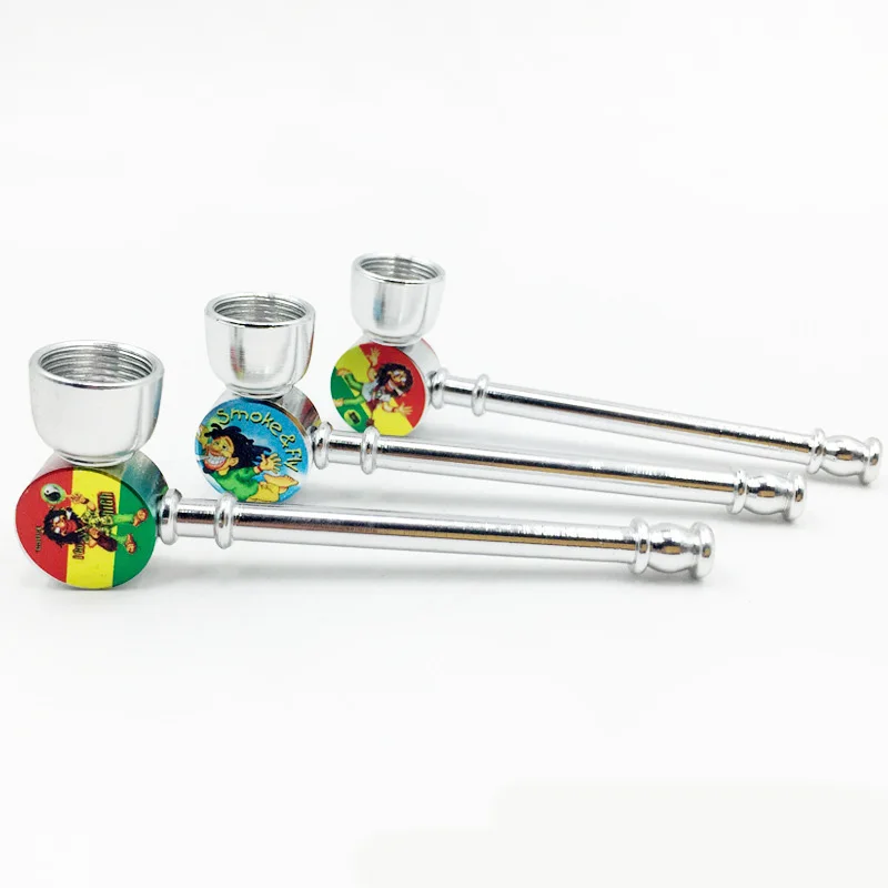 1 pc Revolver Pipe Weed Grinder Pipe Smoking Creative Tobacco Pipe Herb