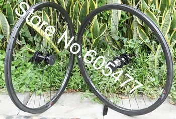 Clincher Колесная-полный углерода горный велосипед MTB 29er колесные диски(32, 32