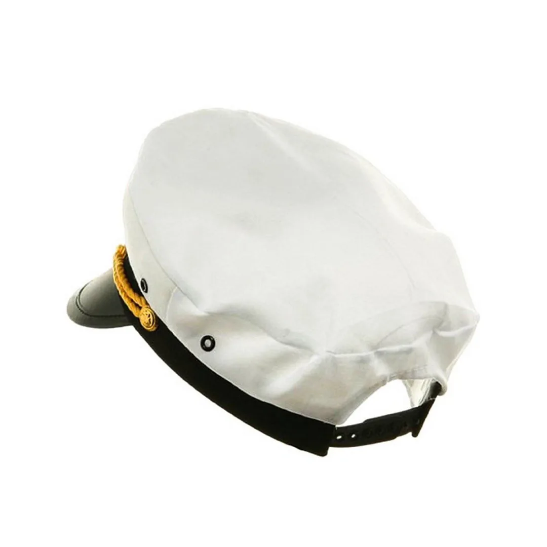Unisex Men Women Sailor Hat Officer Stag Night Nautical Fancy Dress Captain Cap