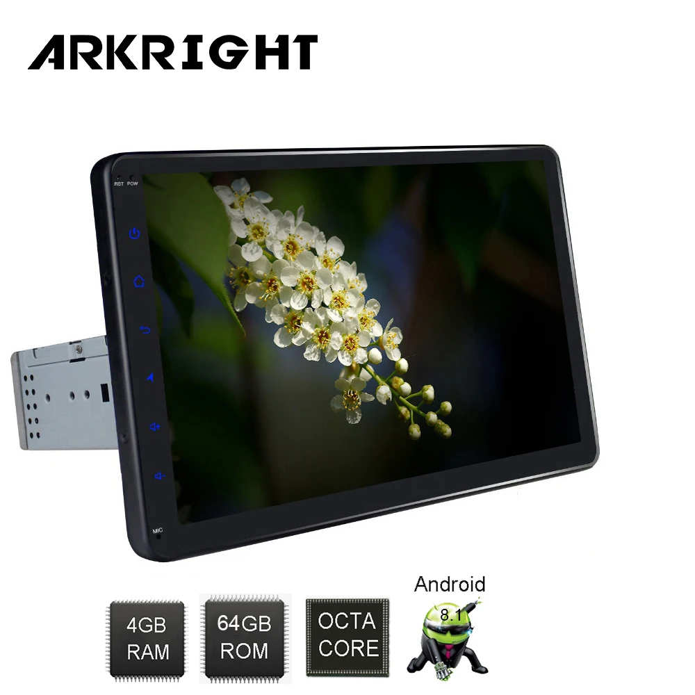 

10.1" 4GB+64GB Andriod 8.1 Built-in 4G Modem Multimedia Player DSP Rear View Camera GPS Carplay Steering Wheel Control Car Radio