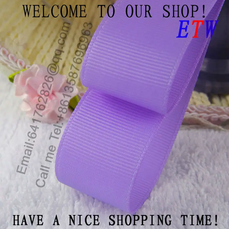 

Free shipping! 1-1/2''(38mm) Solid Hyacinth Polyester Grosgrain Ribbon 20 yards/lot celebrate ribbon DIY hairbows gift package