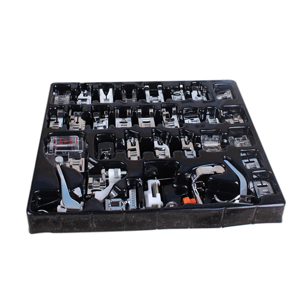 

32/42/52/62pcs Home Sewing Machine Feet Presser Sewings Machine Foot DIY Household Sew Accessories&Prop Kits