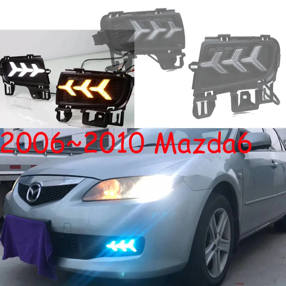  Car styling For Mazda 6 Mazda6 2006 2007 2008 2009 2010 car accessories LED DRL Daytime Running Lig - 32972429048