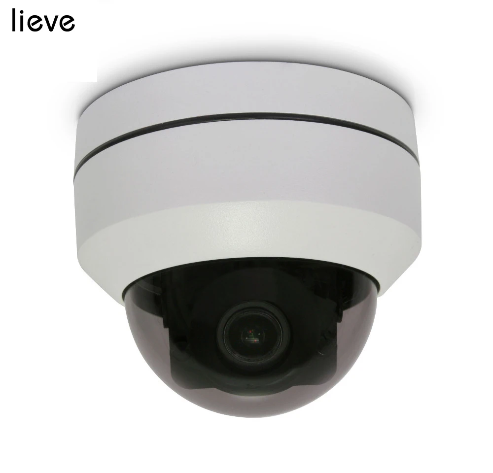LIEVE PTZ Dome AHD Camera 1080P Mini Outdoor CCTV Security Camera Motorized Pan Tilt 4in1 5X Zoom Lens