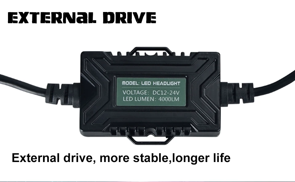  Led H4 Car Headlight HighLow Border 8000 Lumen Luxeon ZES H7 LED  (4)