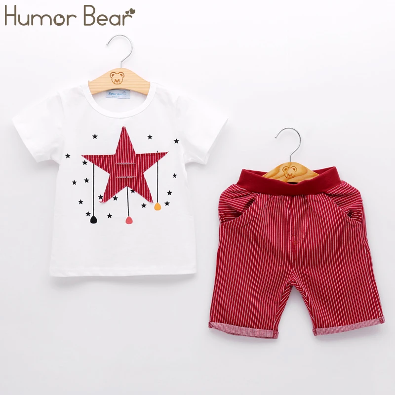 Humor Bear Kids Clothes New Boy Clothing Sets Cartoon Stars Design T-shirt+ Shorts 2PCS Sets Boys Clothes Children Clothes Humor Bear Kids Clothes New Boy Clothing Sets Cartoon Stars Design T-shirt+ Shorts 2PCS Sets Boys Clothes Children Clothes