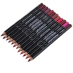 12 цветов Pro Водостойкий карандаш для губ карандаши для губ Sexy Full Lip Pen для женщин долговечные губы