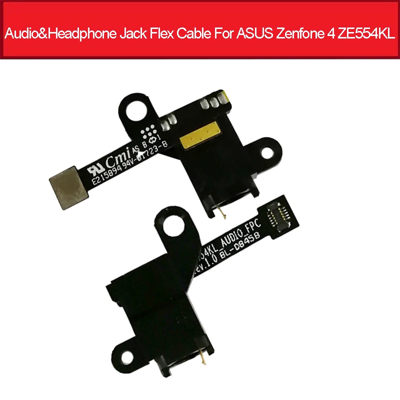 

Audio Jack Headphone Flex Cable For Asus Zenfone 4 ZE554KL Z01KDA Z01KD Z01KS Earphone Jack Port Flex Ribbon Replacement Parts