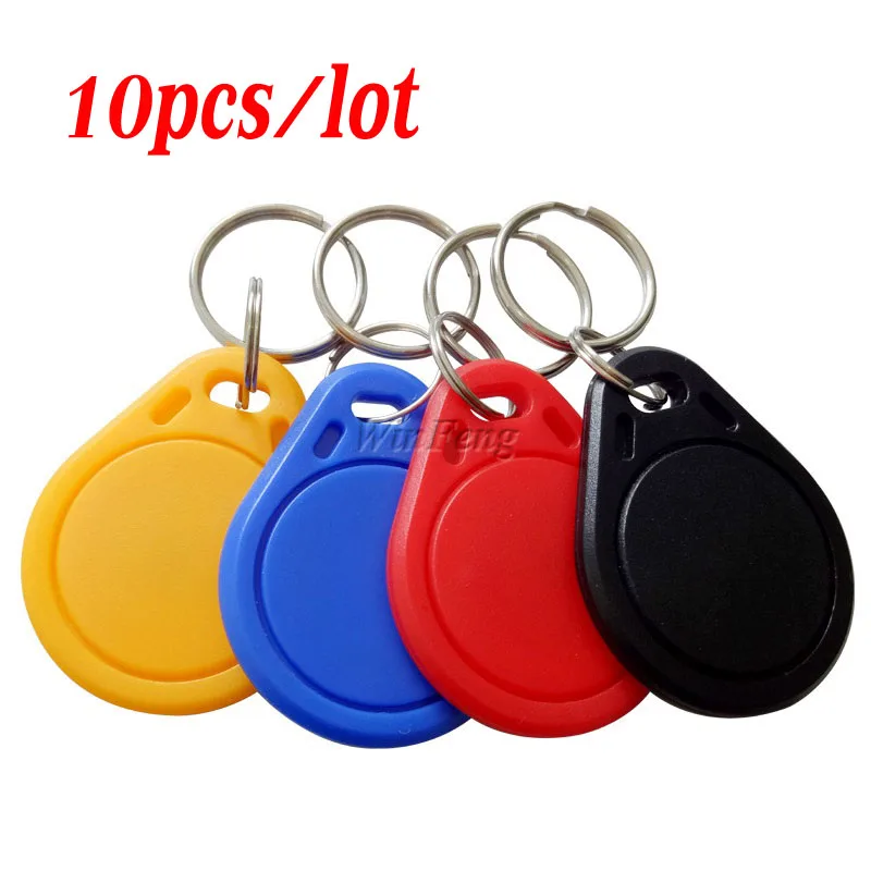 

10Pcs EM4305 125KHZ RFID Tags Writable Rewritable Rewrite Proximity RFID Access Control Card ABS RFID Keyfob Token For Arduino