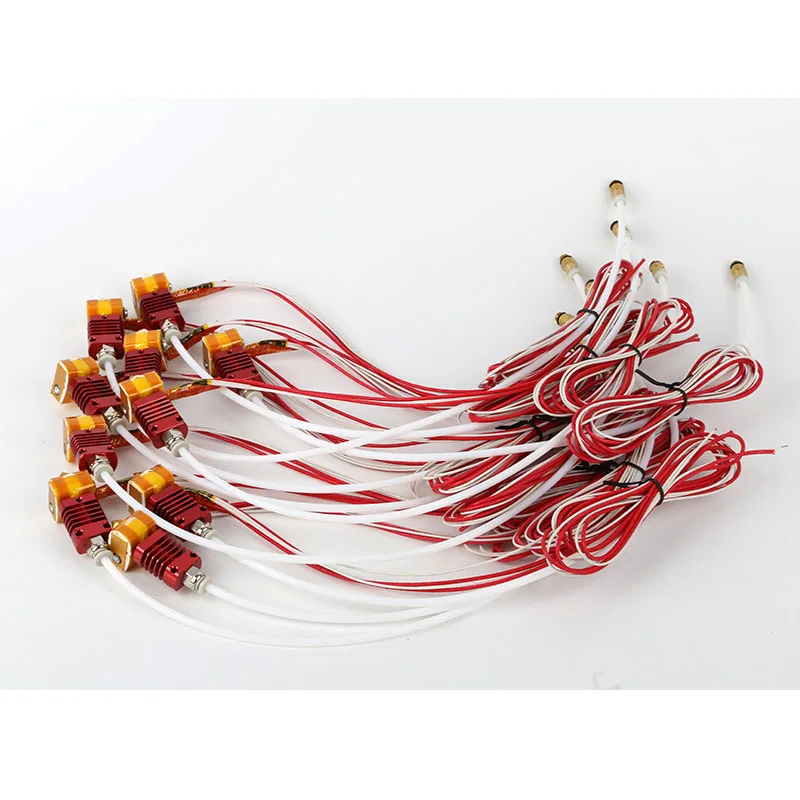 

3PCS/lots MK8 Extruder Hot End Kit 3D printer part Nozzle 0.4mm for 1.75mm Filament for 3D printer part