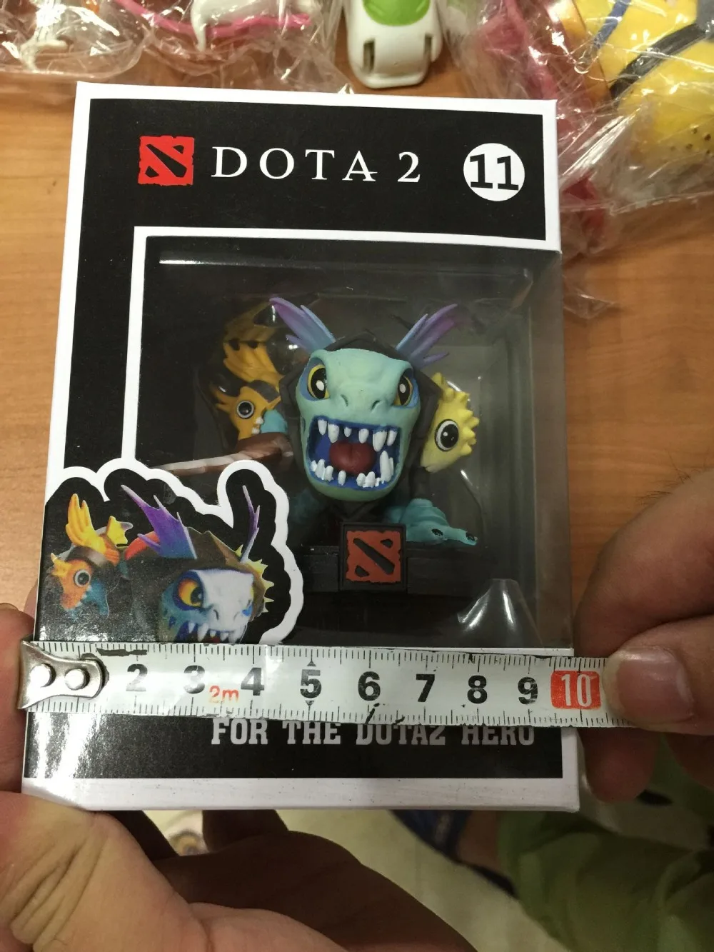 Бесплатная доставка 4 шт милый 3 "DOTA 2 Slardar Lucifer крошечный Silkwood в коробке 1st Ver. ПВХ