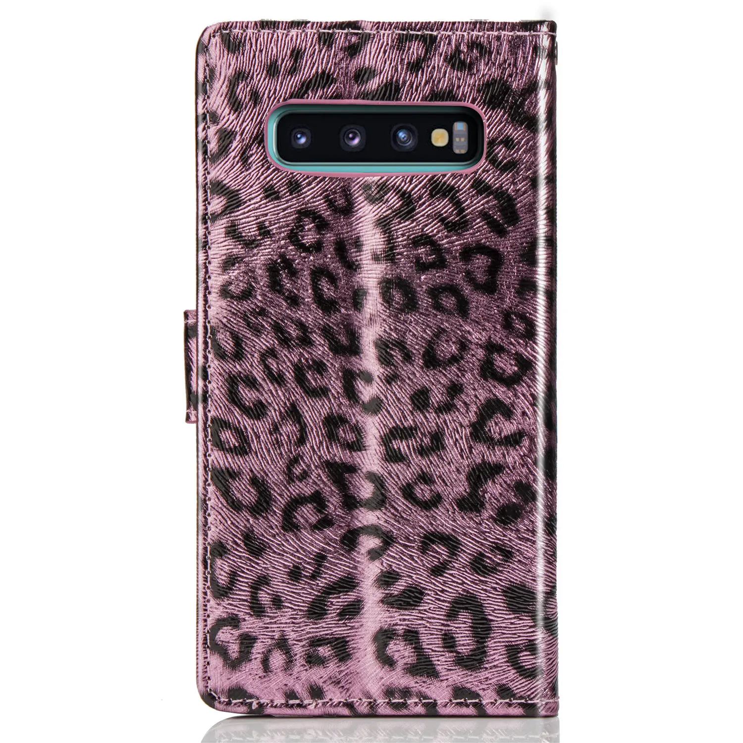 Для samsung Galaxy S10 S8 Plus S10E Блестящий Леопардовый кожаный меховой Чехол-книжка откидной Чехол для Galaxy Note 9 8 Fundd