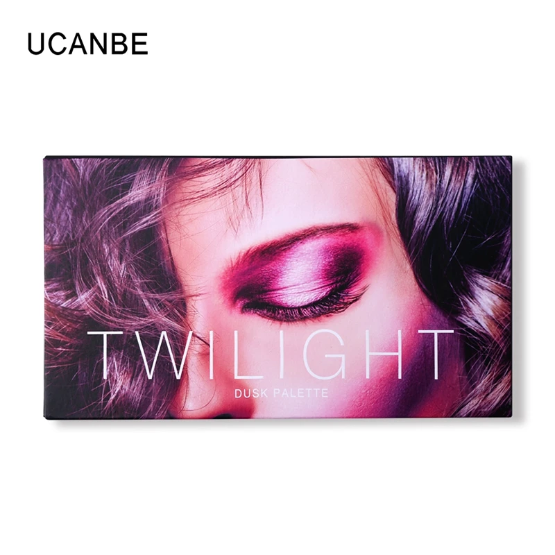 UCANBE 18 цветов Тени для век макияж Палитра Shimmer матовый сумеречный хром пигментированные прессованные тени для век стойкая косметика