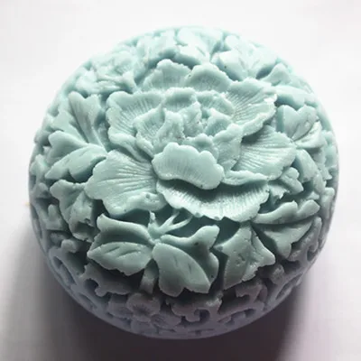 

flower pattern mold DIY Clay Craft Casting Molds Food Grade Silicone Mould Hand made Polyester Resin Molding tool