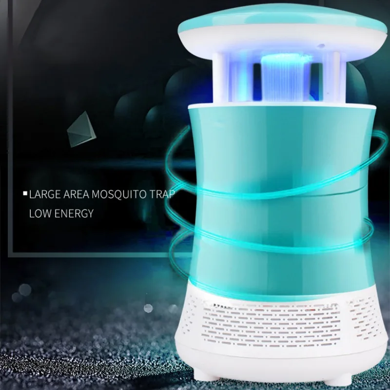 

USB Powered LED Light Electronic Mosquito Killer Trap Chemical-Free Repellent Fly Catcher Mute Night Lamp Pest Control