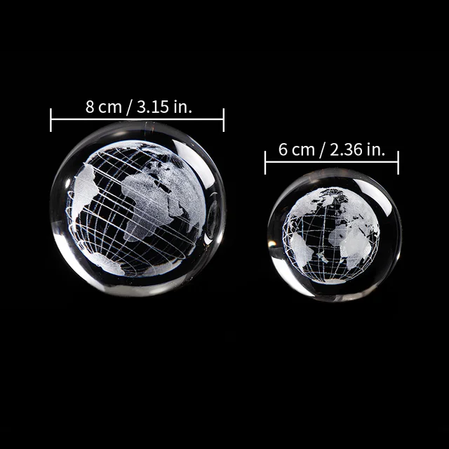 Boule plate en cristal, 60mm, simple, en verre, à facettes, avec poignée  plate, hémisphère, décoration de salon - AliExpress