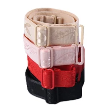 1 пара Противоскользящих бюстгальтеров на бретельках регулируемая эластичная бретелька бюстгальтера 1,5 см ширина грудной пояс с металлическими зажимами