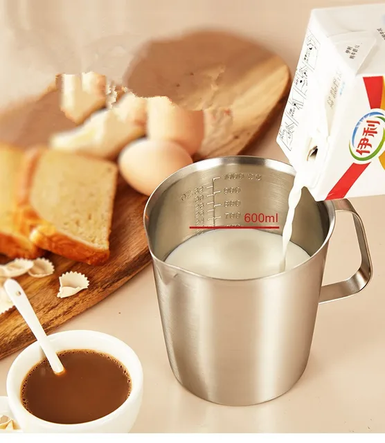Best Price 1PC 304 Stainless Steel Espresso Coffee Milk cup mugs caneca thermo Frothing Pitcher Steaming Frothing Pitcher PH 006