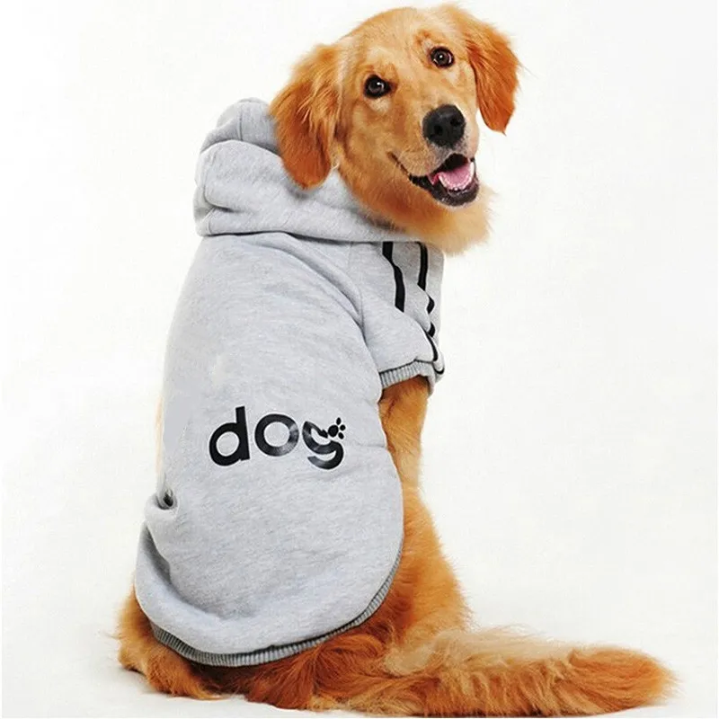 Hot Sale Big Dog Clothes Large Size Winter Dogs coat Hoodie Apparel