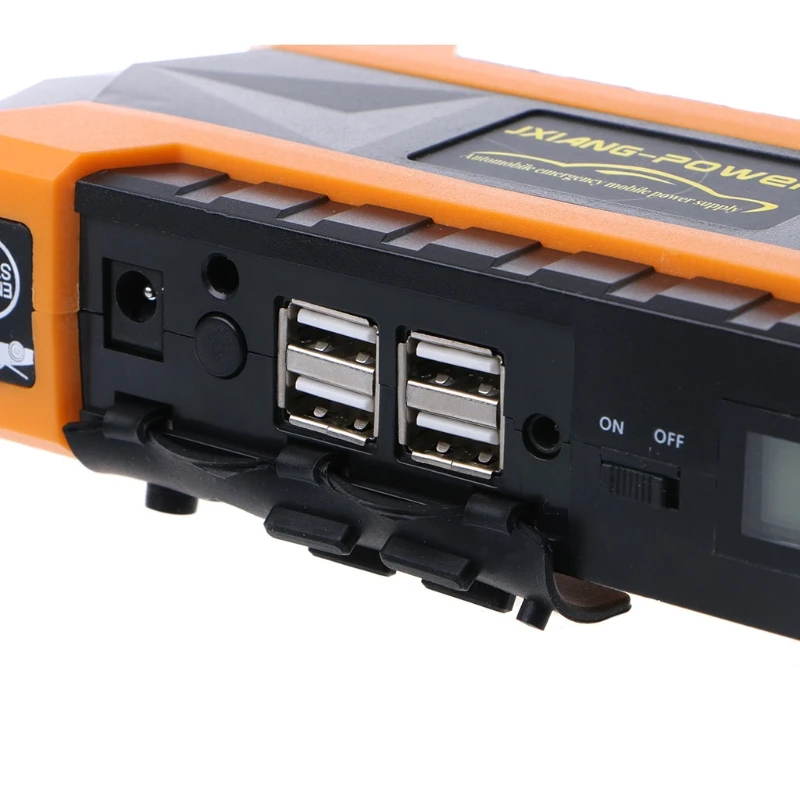 89800mAh 4 USB Portable Car Jump Starter Pack Booster Charger Battery Power Bank