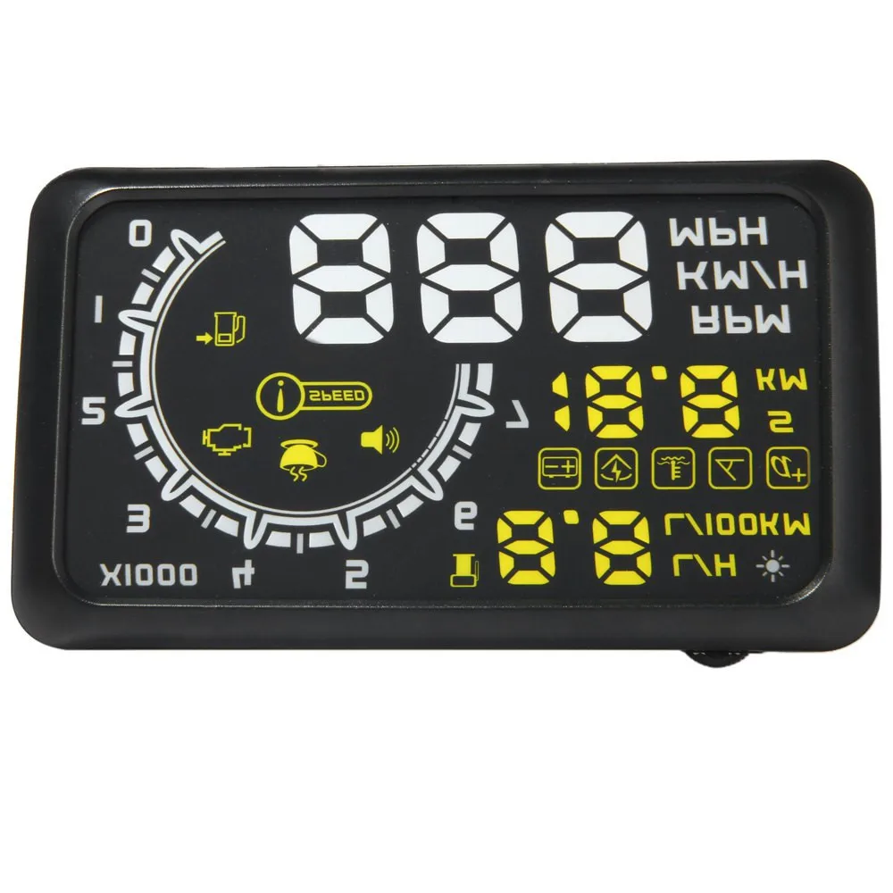 Автомобильный проектор ActiSafety 4C 5 &quot лобовое стекло OBD2 самоадаптивный дисплей