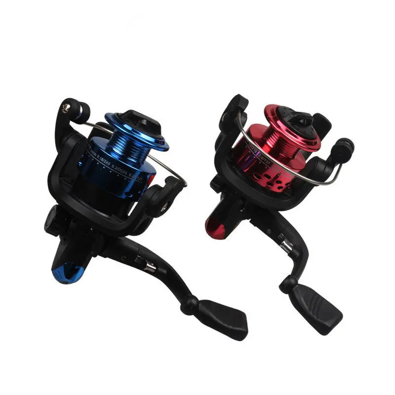 

200 Series 3 Bearings 150G Small Spinning Reels 5.1:1 Ratio Fishing Wheels Left Right Hand Interchangeable Fishing Reels