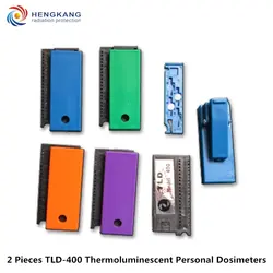 Бесплатная доставка 2 шт. TLD-400 личные термолюминесцентные кумулятивные дозиметры обнаружения ядерного излучения дозы карты