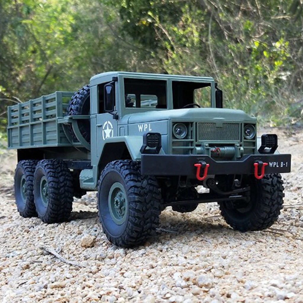 Пульт дистанционного управления автомобиля WPL B-1 1:16 4WD RC внедорожный армейский грузовик Рок Гусеничный автомобиль модель Детская