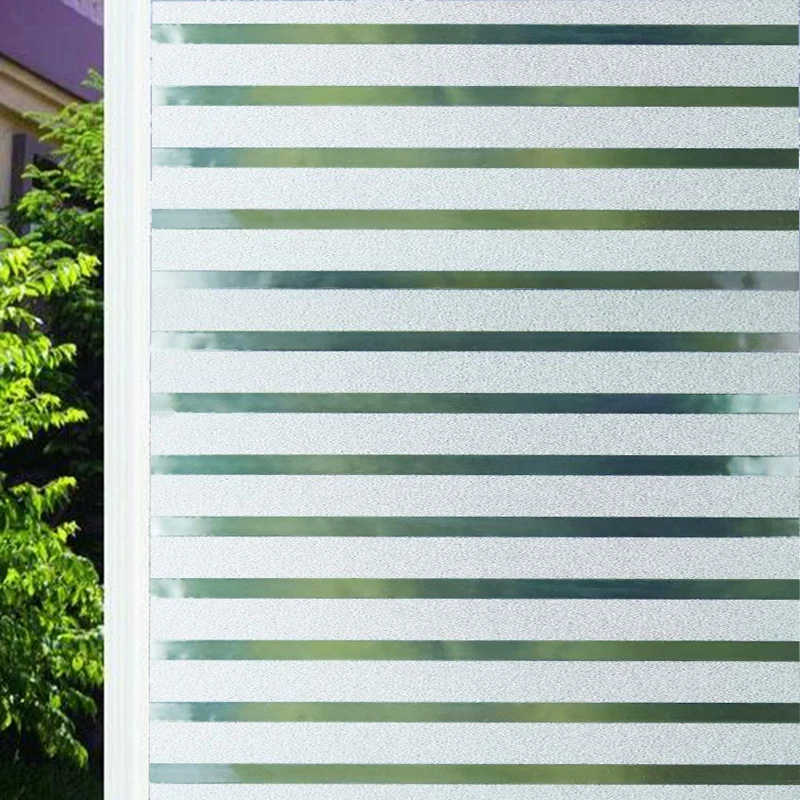 

Funlife 75x200cm Self-adhesive Window Film Privacy No Glue Static Cling Vinyl Decorative Window Sticker Static Cling Glass Film