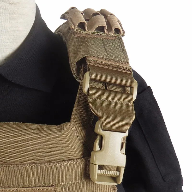 1000D Shoulder Pads Airsoftsports Paintball Wargame Gear Tactical Vest