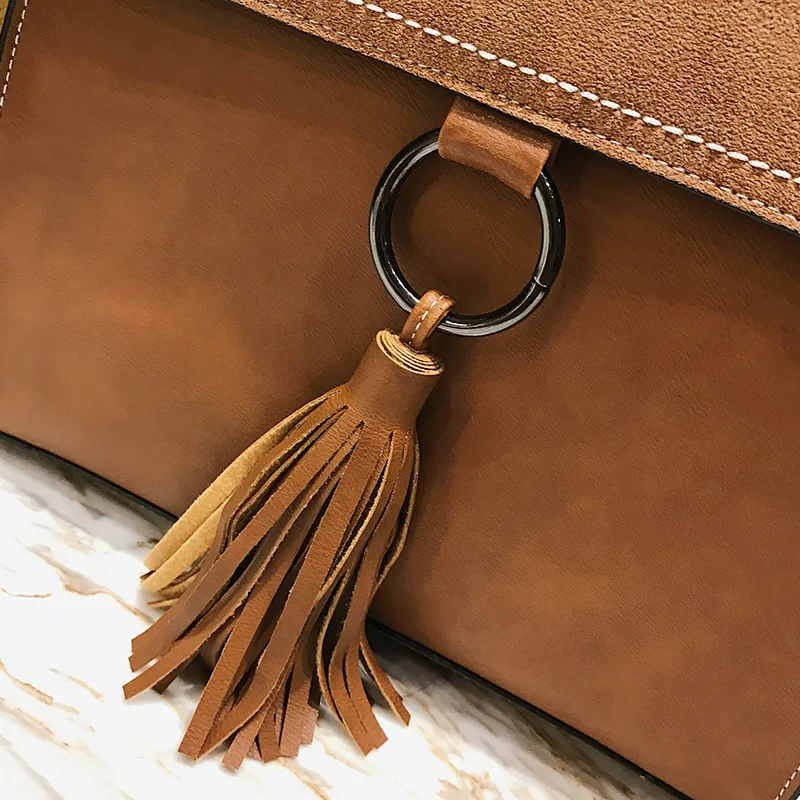 2pcsset Fashion Tassel women Backpack Leather Female Backpack School Shoulder Bag Vintage Travel bags for women 2018 Mochila (37)