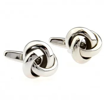 

Siver Knot Cufflink 15 Pairs Free Shipping