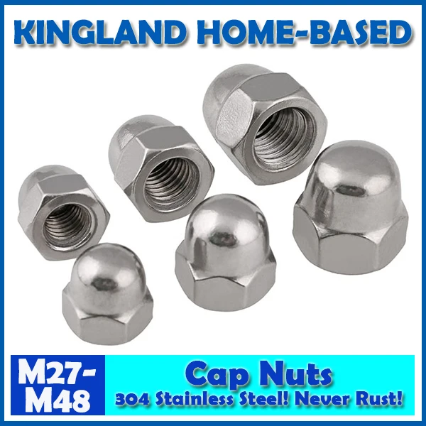 M27 M48 DIN1587 Cap Nut Acorn Nuts 304 Stainless Steel Fasteners DIY