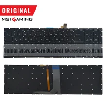 Оригинальный Латинской цветная клавиатура с подсветкой для MSI GE72 GE62 WS60 GS60 GS70 GT72 GP62 GP72 GT73VR V143422FK1 S1N-3E00211-SA0 ла