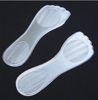 

Transparent Anti Slip Foot Feet Pad High Heel Silicone Gel Cushion Insole Shoe Pain Relief Massage Cushions Shoe Insole 1Pair