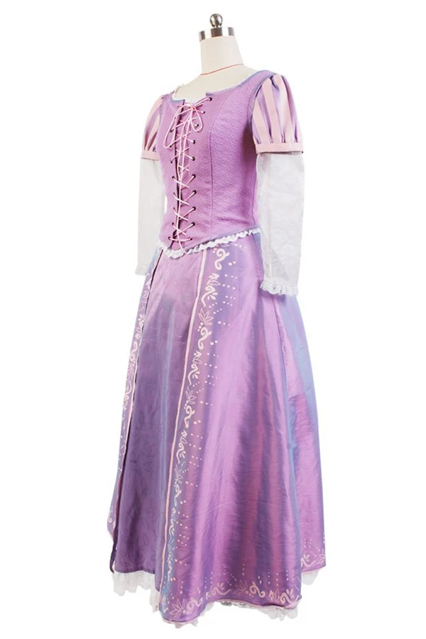 Платье принцессы Рапунцель; костюмы для взрослых на Хэллоуин; карнавальные вечерние костюмы для женщин