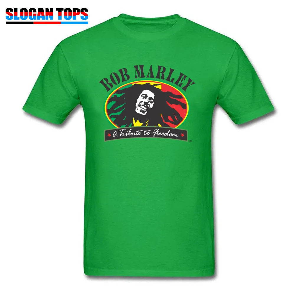 Bob Marley822 Funny Top T-shirts for Men 100% Cotton Autumn Tops Shirt Geek Tee-Shirts Short Sleeve 2018 Popular Crew Neck Bob Marley822 green