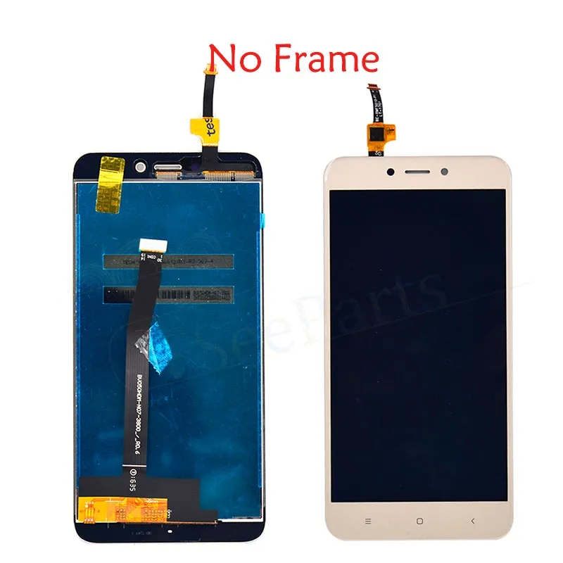 For Xiaomi Redmi 4X LCD Display Touch Screen Digitizer Assembly With Frame Replacement Parts For 5.0