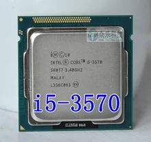 Процессор Intel I5 3570 i5 3570 четырехъядерный 3,4 ГГц L3 = 6 Мб 77 Вт Разъем LGA 1155 процессор для настольного компьютера Бесплатная доставка рабочий