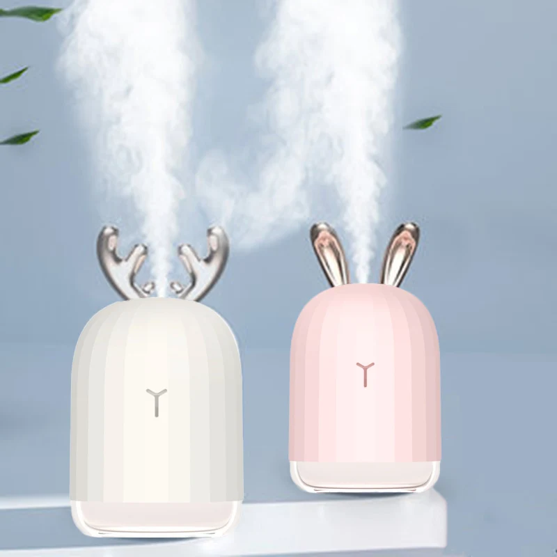 

Home Portable Air Diffusers USB Mini Cool Mist Humidifiers 7 Color LDE Light Lamp Ultrasonic Small Vaporizer for Bedroom Office